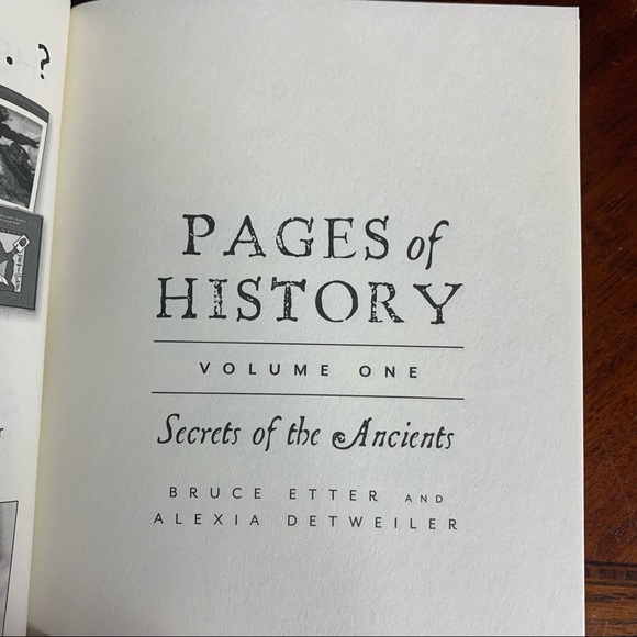 Hardcover Pages of History Volume One Secrets of the Ancients - Picture 7 of 8